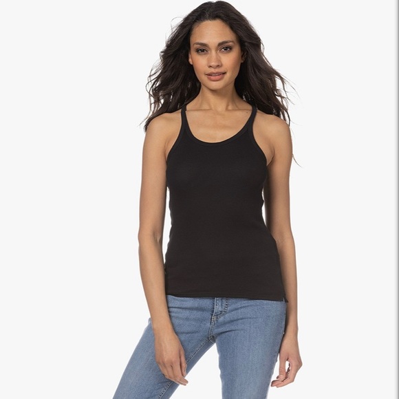 Zadig&Voltaire Alba Wing Ribbed Tank Top Black. S/S 2023 Collection 🖤 New w/tag - Picture 3 of 10